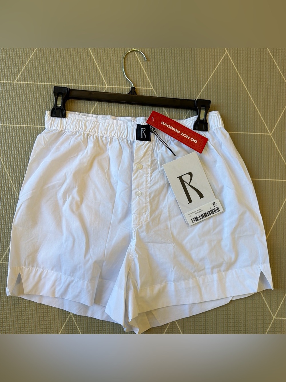 BNWT Realisation Par Boxer Shorts - White - Size XS